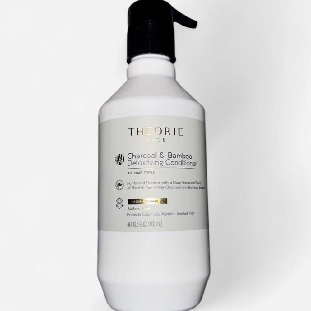 Theorie Sage Charcoal & Bamboo Detoxifying Conditioner, 13.5 oz, NWT